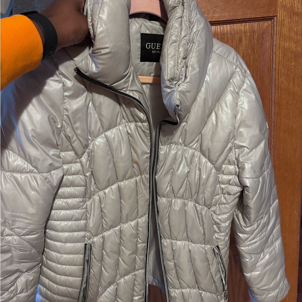 This jacket has only been worn twice, it is practically new.